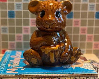 Vintage Honey Bear Ceramic Pot