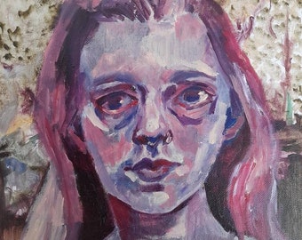 Studio Sale - Portrait in Purple Lake