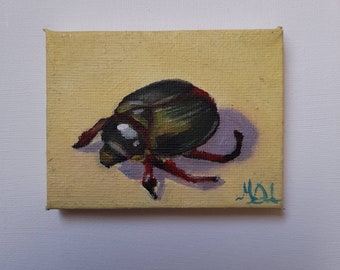 Beetle Study in oil