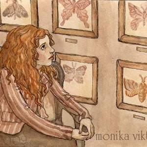 Moth Studies Fine Art Giclee Print Limited Edition image 1