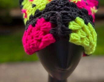 Cat Ear Crochet Beanie