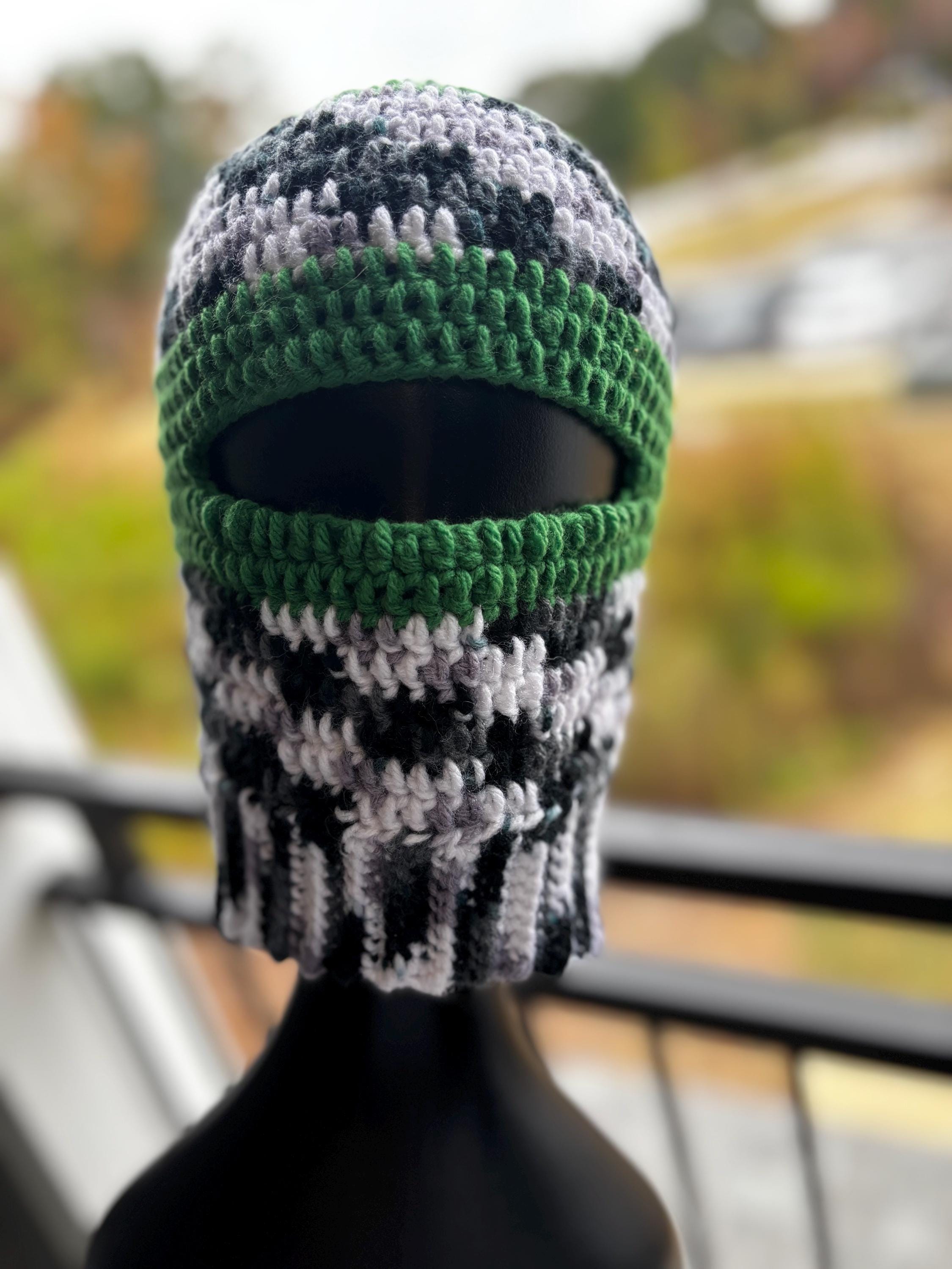 Handgefertigte gehäkelte Balaclava