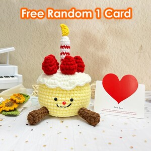 Handgemachte häkeln Geburtstagskuchen, häkeln Kuchen, Geburtstagskuchen, alles Gute zum Geburtstag, Geburtstagsparty Dekor, Geburtstagsgeschenk für Mama / Sie, Geschenk zum Abschluss