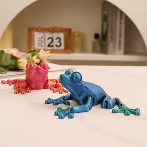 3D Printed Frog Fidget Toy STL File  Printed Digital File Movable Articulated Frog  Sensory Toys Fidget Toy Gifts,Birthday Gifts