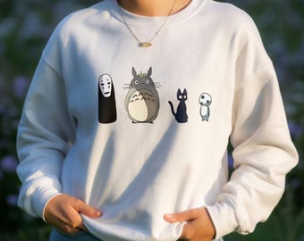 Studio Ghibli T-Shirt, Hoodie & Sweatshirt – Classic Anime Graphic Tee, Aesthetic Japanese Animation Design, Perfect Gift for Ghibli