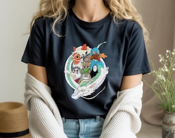 Studio Ghibli T-Shirt, Hoodie & Sweatshirt – Aesthetic Japanese Anime Design, Cute Ghibli-Inspired Graphic Tee, Perfect Gift for Anime