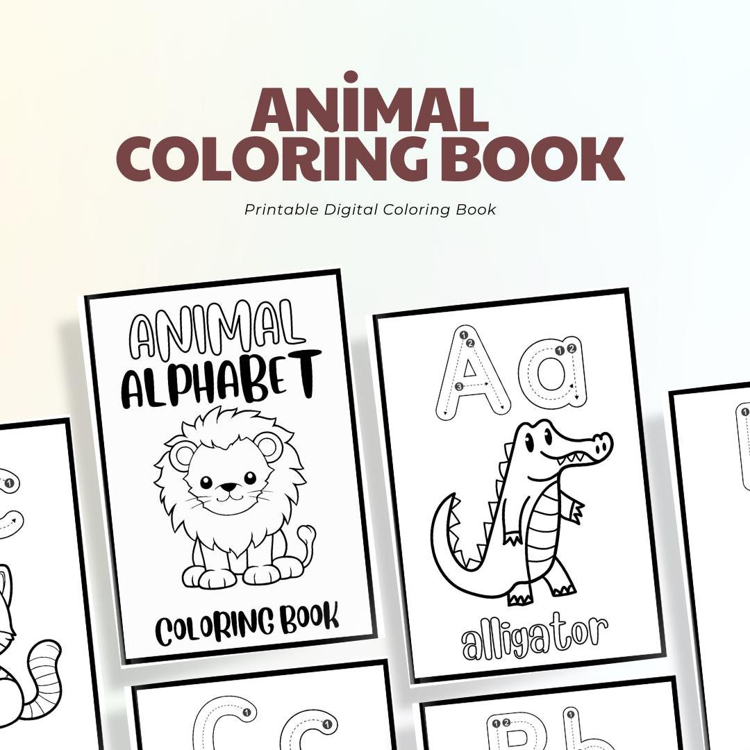 Libro para colorear del alfabeto de ANIMALES - Material educativo ...