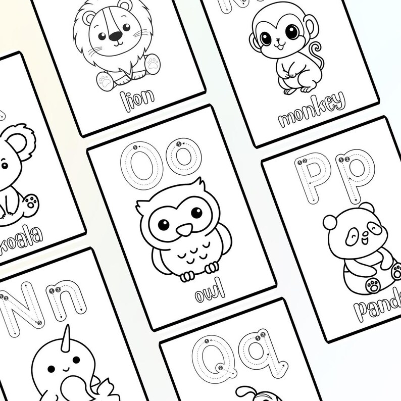 Libro para colorear del alfabeto de ANIMALES - Material educativo ...