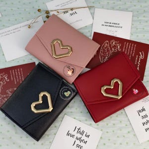 Benutzerdefinierte Name & Foto Leder Brieftasche, Reißverschluss Geldbörse, Mini-Kartenhalter, personalisierte Geschenk für Mama, Schwester, Muttertagsgeschenk