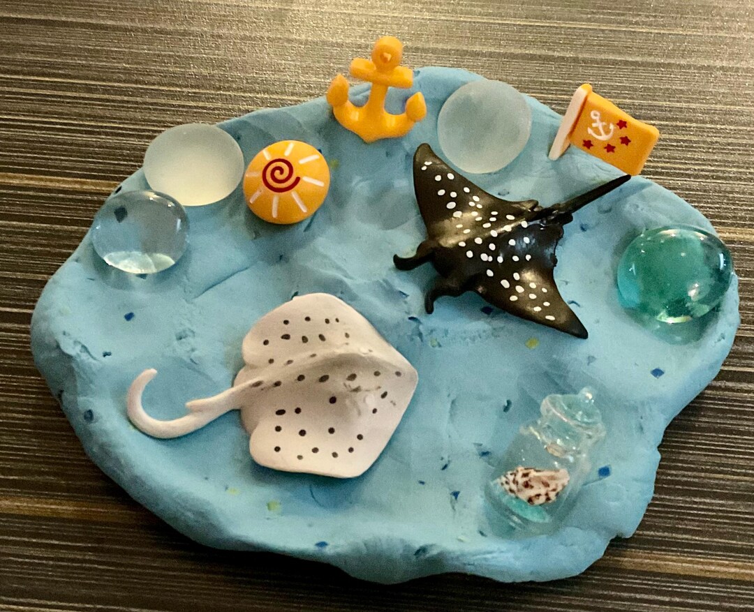 Ocean Sensory Play Kit With Stingrays Sea Creatures – Underwater Theme ...