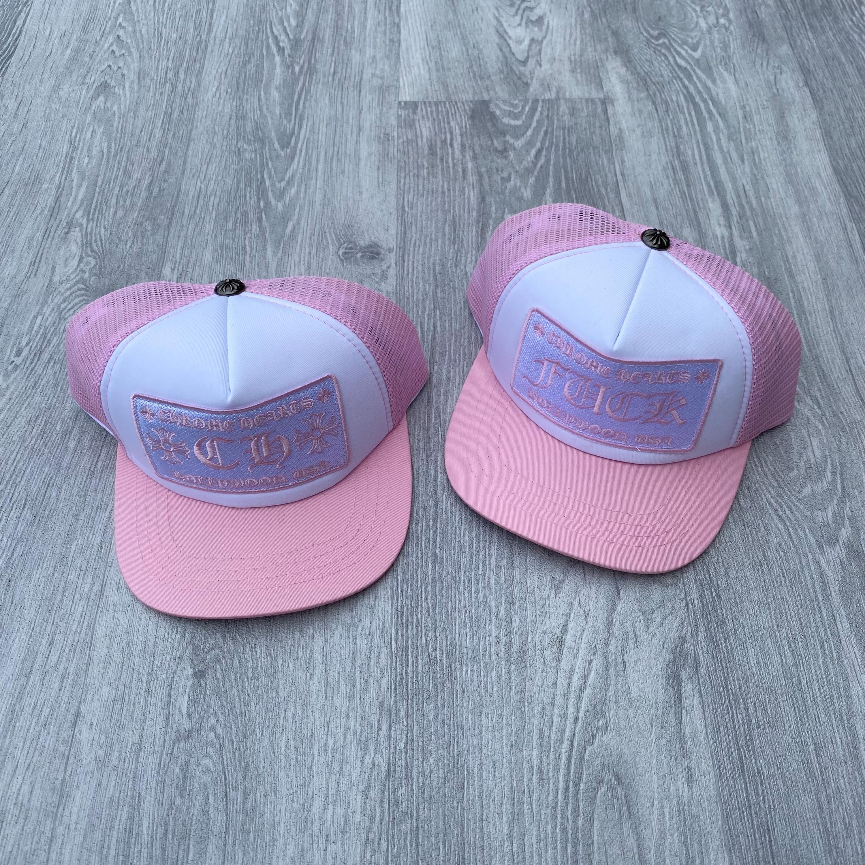 Pink Chrome Heart Hat - Etsy