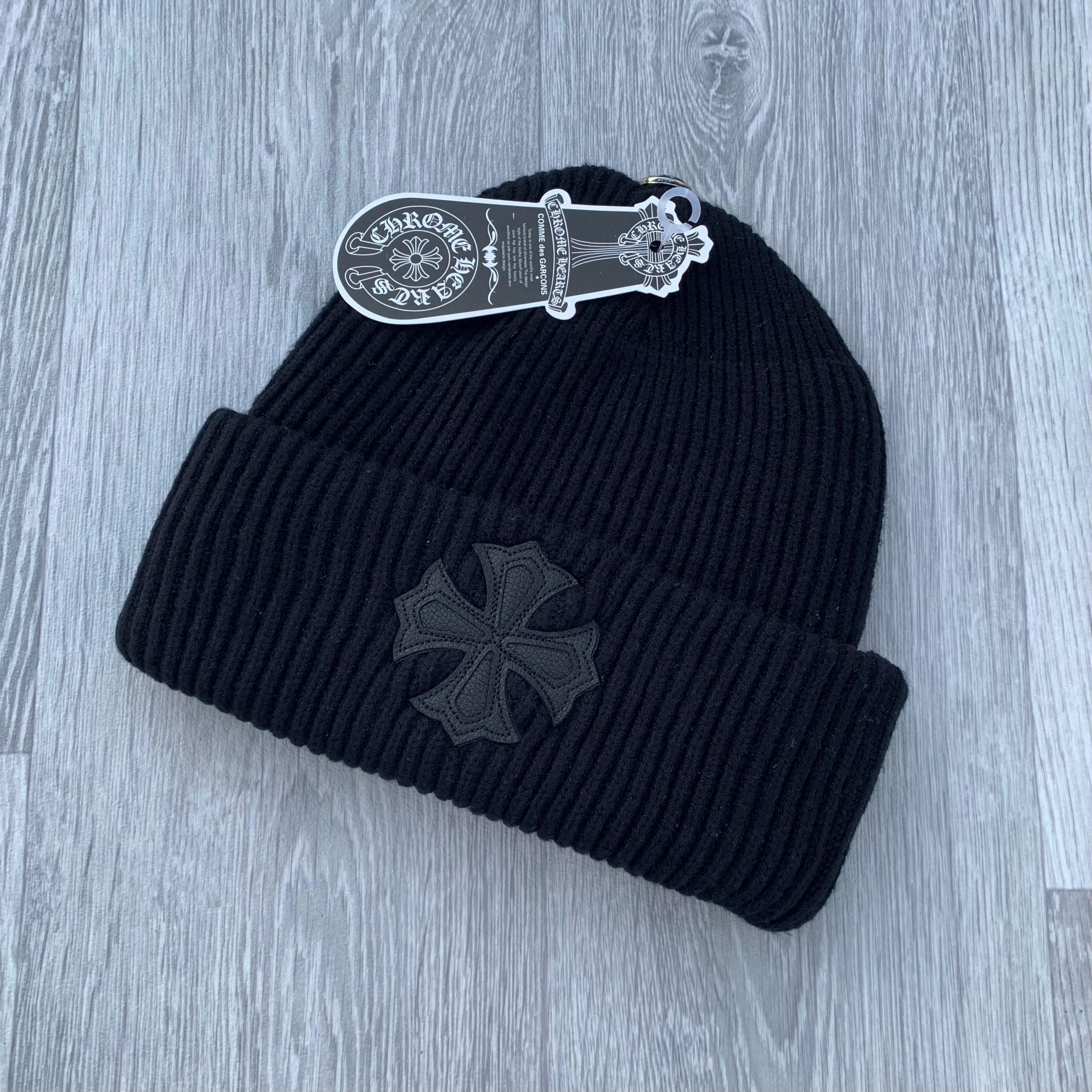 CHROME HEARTS CH PLUS BEANIE BLACK CHROME HEARTS CH PLUS BEANIE