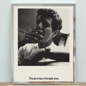 Tony Bourdain Reise Poster, Essen Reise-Druck, Kulinarische Kunst, Koch Inspiration, Vintage Schwarz-Weiß-Wand-Dekor, Geschenk für Food-Liebhaber