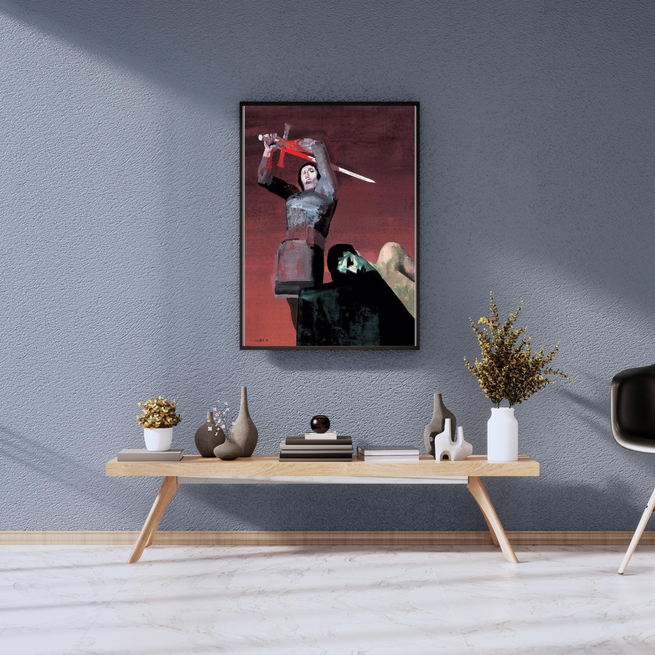 Executioner Knight Poster, Dark Medieval Fantasy Art - Etsy