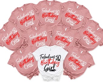 Camiseta de cumpleaños fabulosa para los 30, 40, 50 y 60 años, sudadera personalizada para celebrar el autocuidado — Camiseta de cuello redondo para fiestas, regalo perfecto