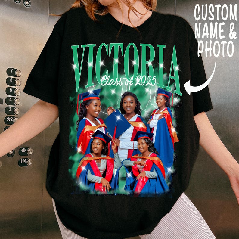 Custom RN BSN Graduate Photo Shirt 2026, Senior Graduation Pullover Tee ...