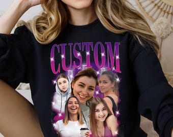Sudadera con capucha personalizada con foto de Hip Hop Dance Mom, sudadera con cuello redondo con gráfico de Competition Mama — Sudadera estilo ballet