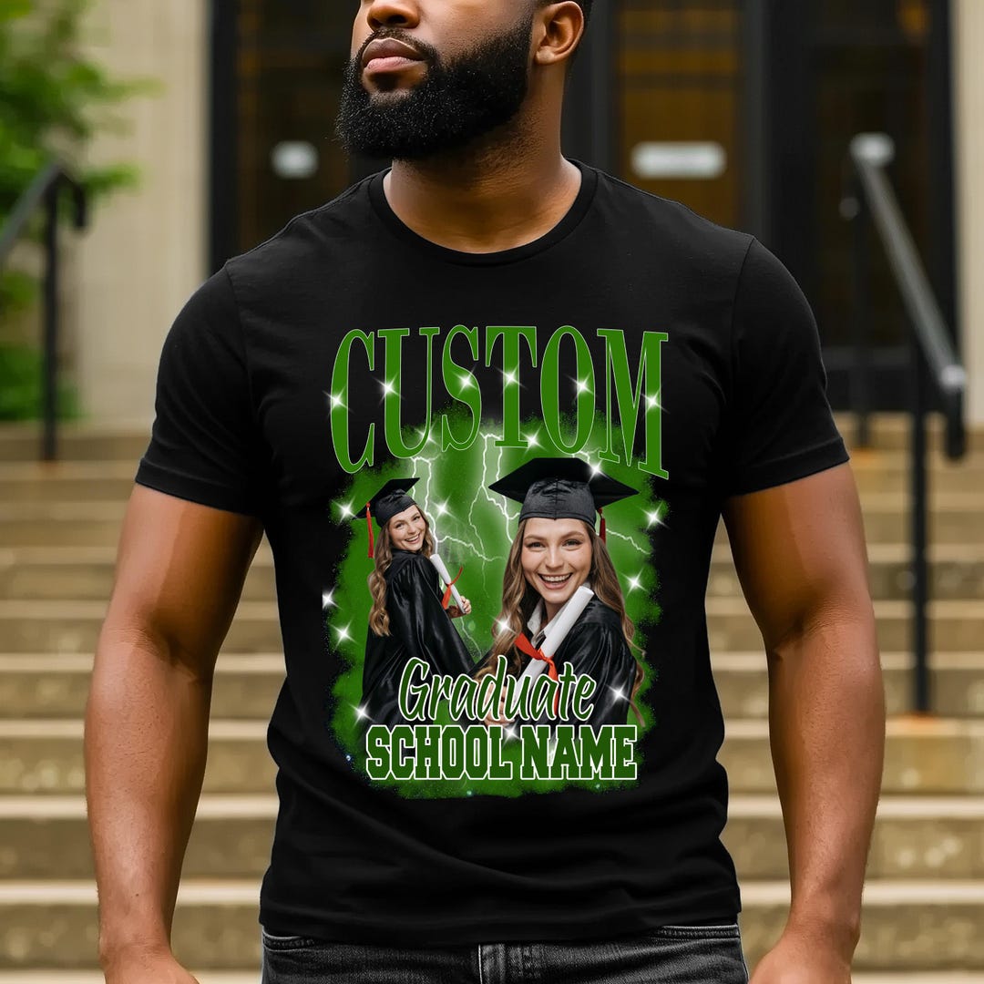 Graduate Merch Custom Graduation Shirt 2026, Personalized Dissertation Photo ...
