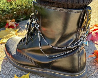 Doc Martens Boot Chain Accessory - Gothic Spike Charm Jewelry