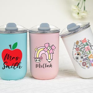 Personalisierte Becher Geschenk für Lehrer, benutzerdefinierte Lehrer Tasse, Lehrer Wertschätzung Geschenk, Geschenke für Lehrer Wertschätzung Woche, Lehrer Geschenke