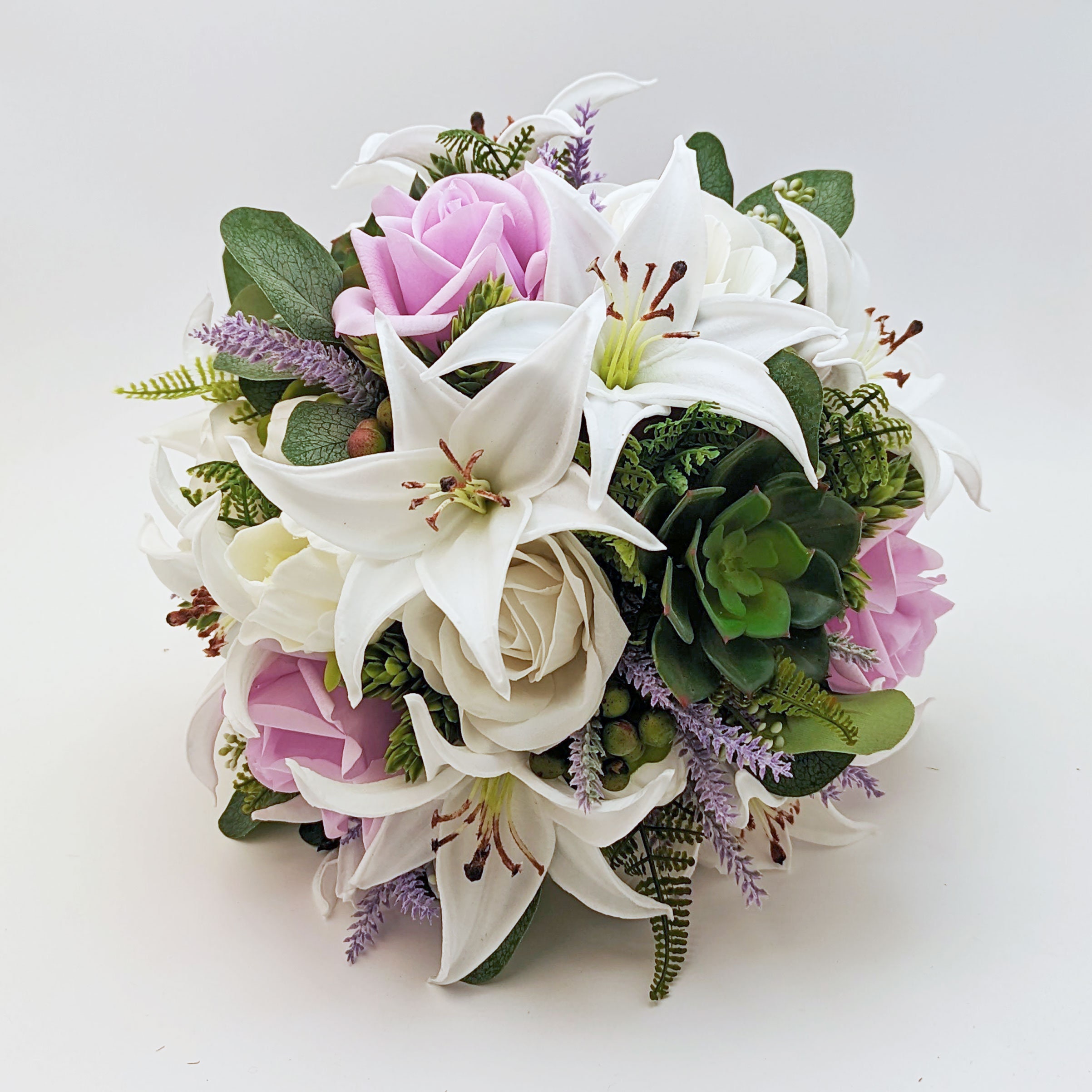 Lavender Rose Bridal Bouquet