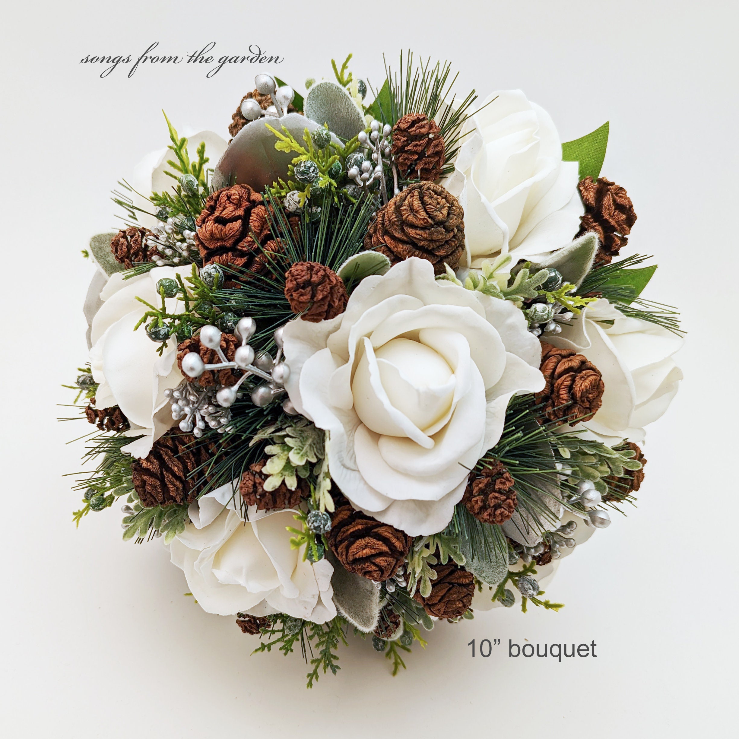 Silver Noel Bouquet T406-1 Winter Floral Arrangement in Elkton, MD