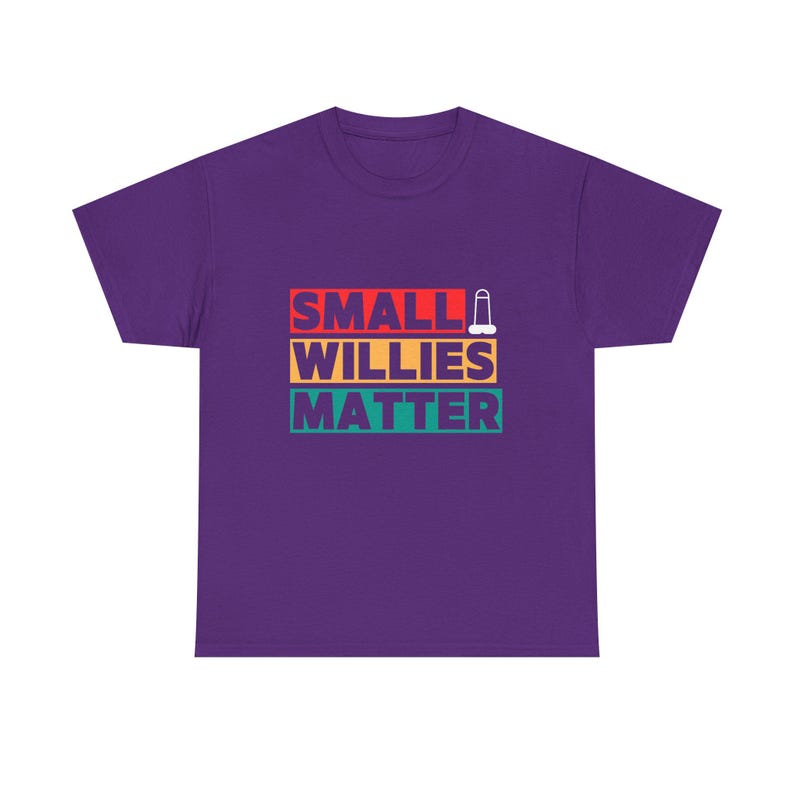 Small Willies Matter T-Shirt | Funny Stag Do T-Shirt | Lads Holiday Banter Tee | Rude Gift for Him image 9