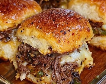 Receta de hamburguesas Philly Cheesesteak (PDF imprimible)