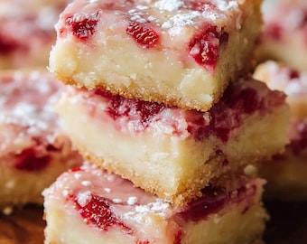 Receta de Blondies de Fresa y Limón: Un Postre Cítrico de Verano (Descarga Digital)