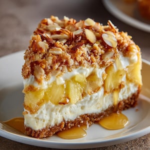 Savor the sunny sweetness of Tropical Pineapple Cake