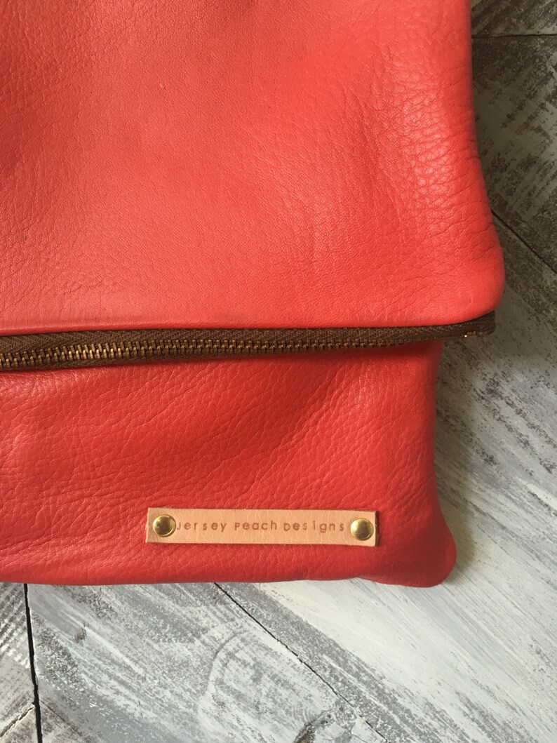 Watermelon Red Clutch Kennedy Crossbody Clutch Leather Etsy