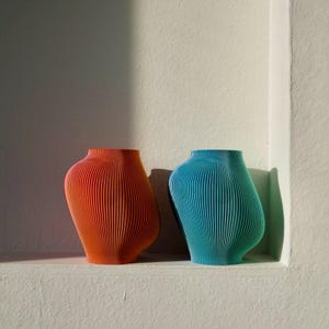 Vase ONDINE - 3D printed modern vase with inner vase