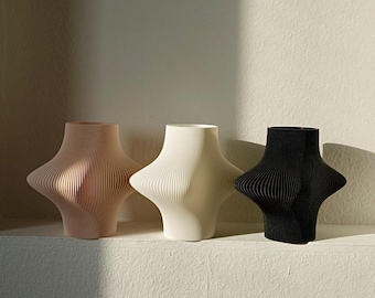 Vase FLORE - 3D printed modern vase with inner vase