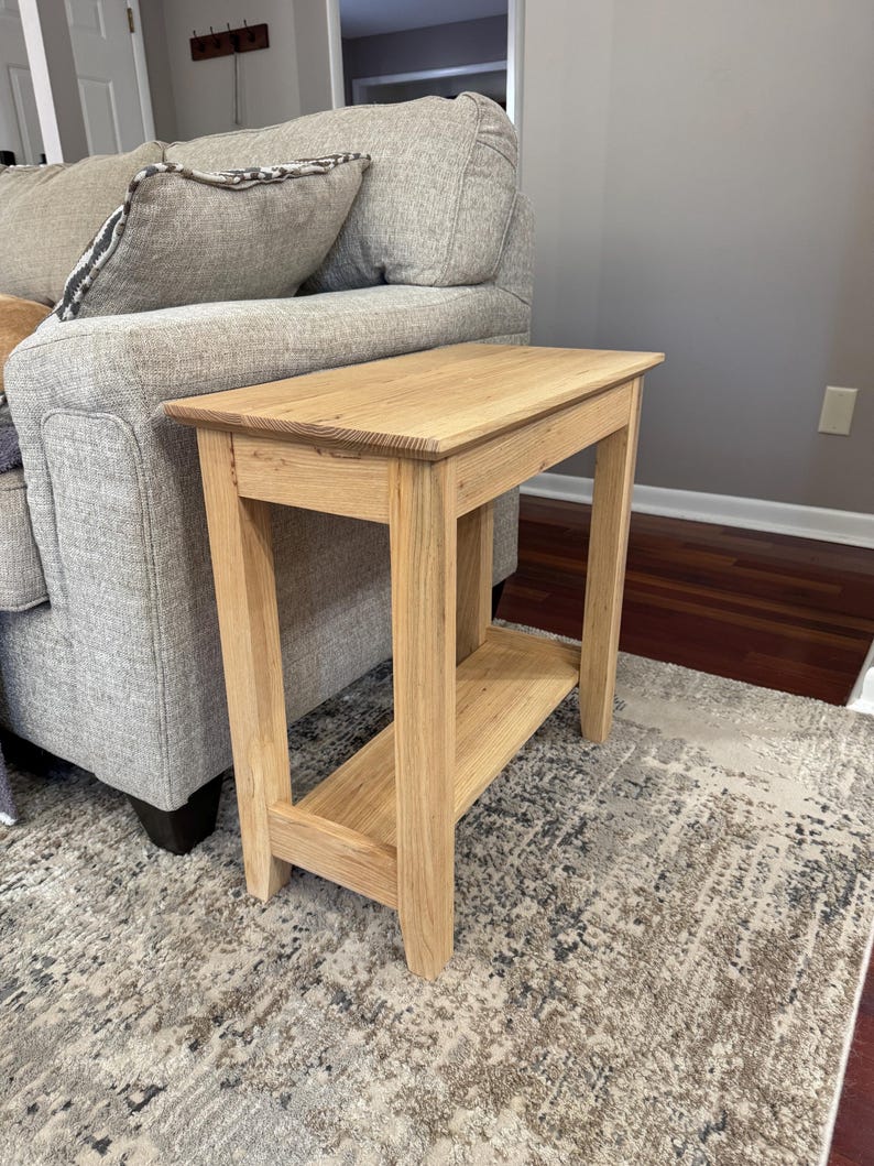 Handcrafted Solid Ash End Table — Custom Studio Furniture, Indiana-made ...