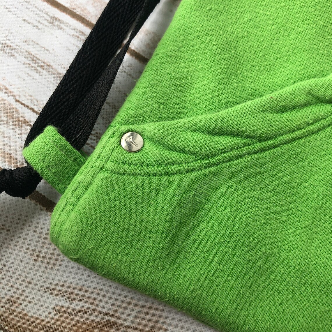 Green Nike Drawstring Bag Lime Green String Backpack Etsy