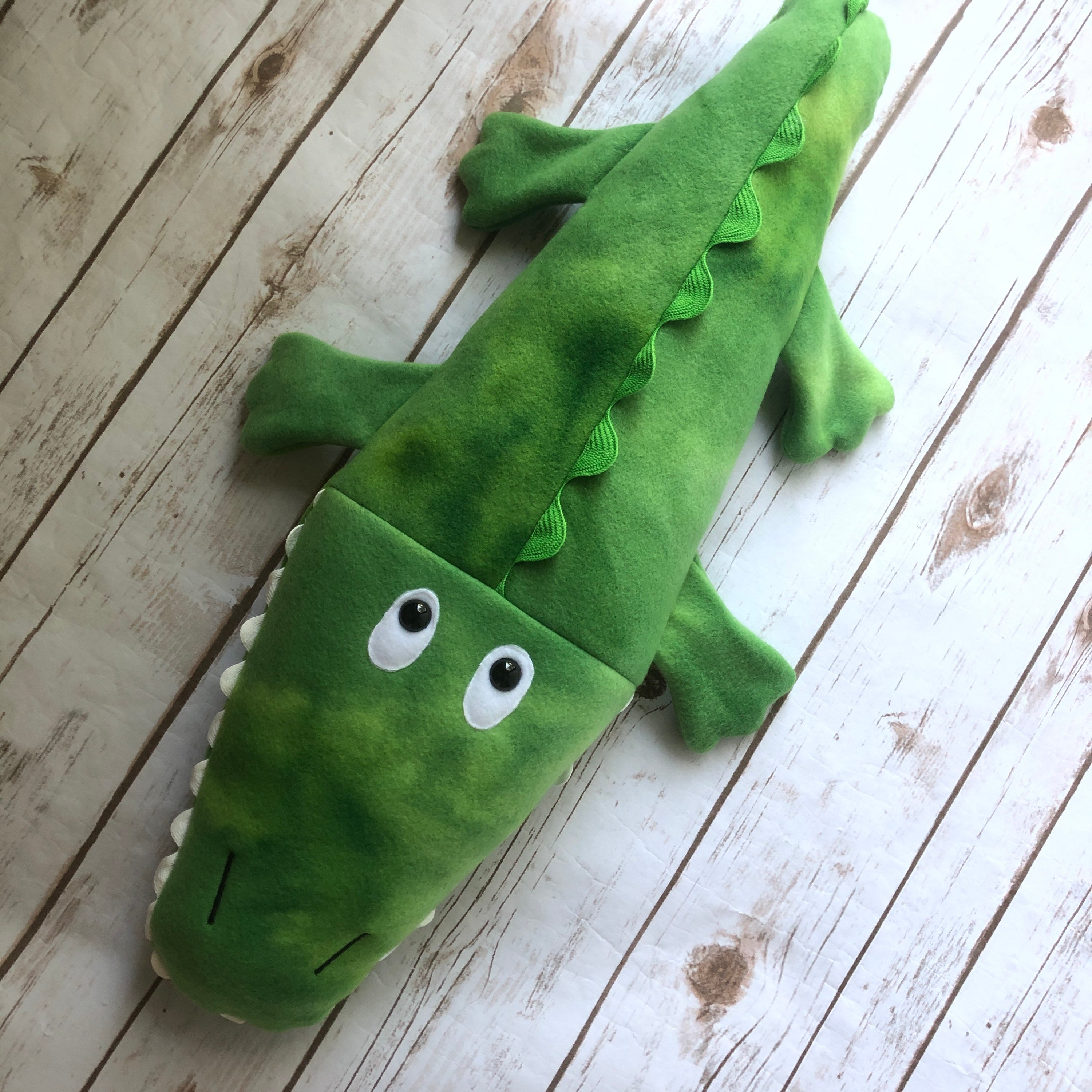 Large Stuffed Animal Alligator Pillow Alligator Plushie 