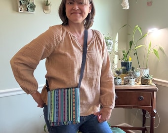 Small Messenger Bag – Adjustable Crossbody or Shoulder Purse