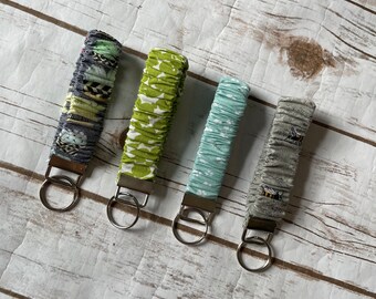 Elastic Key Fob: Wristlet Key Ring, Stocking Stuffer