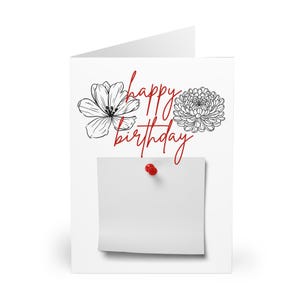 Biglietti d'auguri floreali a forma di cuore, confezione da 5, per compleanni e biglietti d'amore, perfetti per le celebrazioni, regali premurosi, stile ecologico