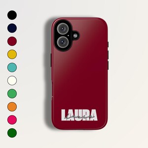 CUSTOM NAME Phone Case | Personalized Phone Case, Tough Case, Samsung Case, Google Pixel Case. Two Initial Phone Case, Elegant iPhone Case