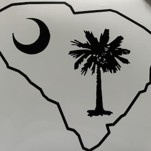 South Carolina Flag Vinyl