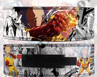 One punch man Saitama Anime Lever Belt | Powerlifting belt | Saitama Lever Lifting belt Anime Gym Belt Weightlifting belt Saitama Lever Belt