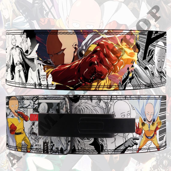 One punch man Saitama Anime Lever Belt | Powerlifting belt | Saitama Lever Lifting belt Anime Gym Belt Weightlifting belt Saitama Lever Belt