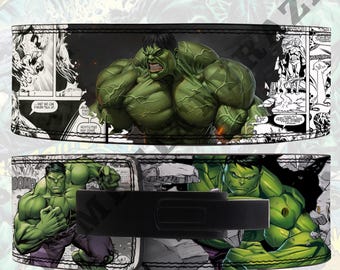 Hulk Weight Lifting Belt, Custom lever belt, Anime weightlifting Belt, Hulk Bodybuilding belt, ,Exercise Gift belt, Hulk Power lifting belt