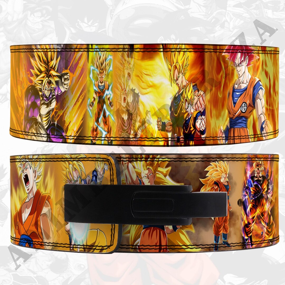 Dragon Ball Z Goku Anime Lever Belt | Powerlifting Belt Goku Lever Lifting Belt Anime Goku Gym ...