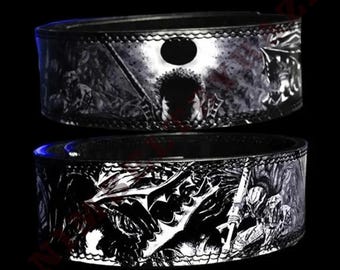 Cintura a leva Anime Berserk / Cintura per powerlifting / Cintura a leva per sollevamento pesi Anime Berserke / Cintura per palestra per sollevamento pesi / Cintura a leva per bodybuilding Berserk