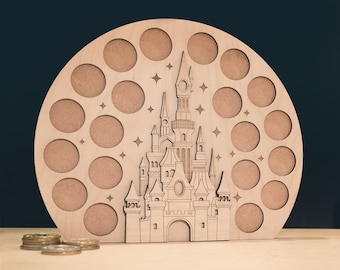 Magical Castle 20 Coin for Disneyland Paris, Disney Coins Medallion holder