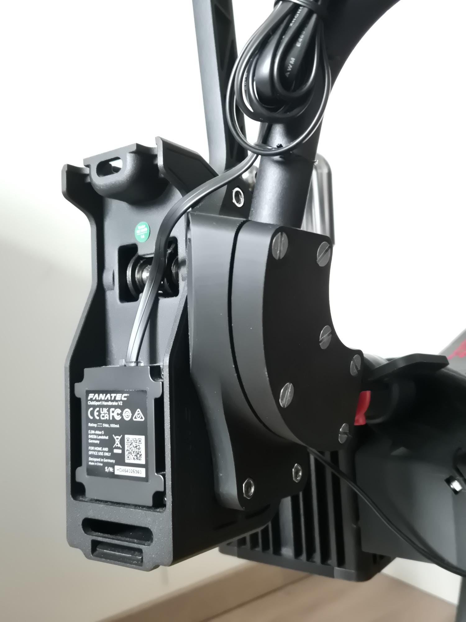Fanatec Clubsport Handbrake V1.5 & V2 Mount for Playseat Challenge