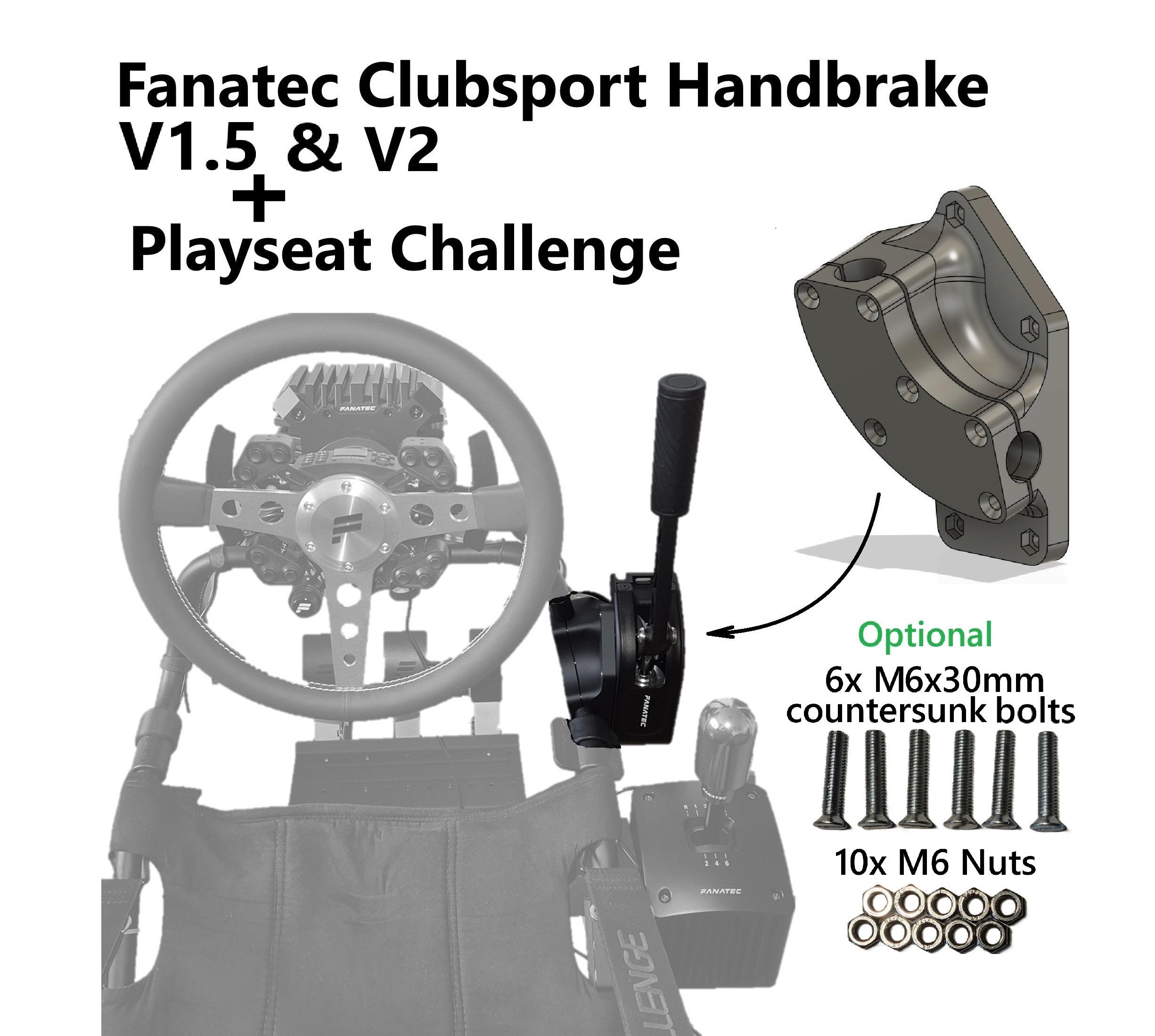 Fanatec Clubsport Handbrake V1.5 & V2 Mount for Playseat Challenge 