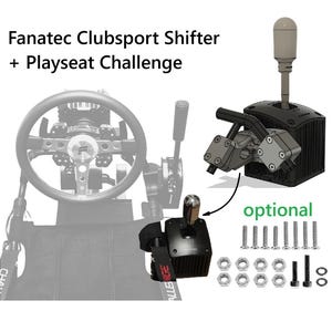 Fanatec Clubsport Shifter SQ V1.5-houder voor Playseat Challenge – 3D-geprinte adapter (LHD/RHD)